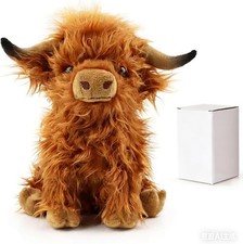 Highland Cow Stuffed Animals Soft Plush Cute Highland Cow Doll for Boys Girls 10