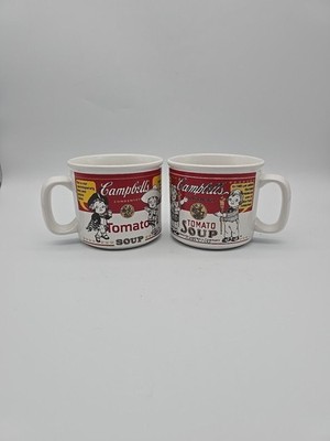 Set of 2 Vintage 1999 Campbell Homestyle M'm M'm Good Soup Bowl Mugs Westwood