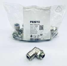 Lot of 10 FESTO NPQH-L-G38-Q12-P10 push-In L-Fitting 3/8" x 12mm 290psi 578289
