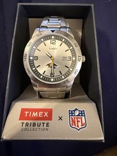 Reloj Hombre Timex Tribute Collection Acero Inoxidable Indiglow Baltimore Ravens