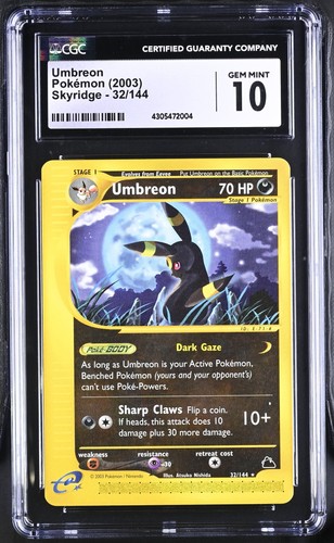 Umbreon graded CGC 10 for sale on eBay