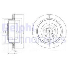 Disque de frein Subaru B9 TRIBECA