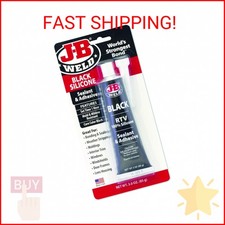 J-B Weld 31319 Black RTV Silicone Sealant and Adhesive - 3 oz.