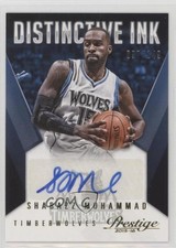 2015 Panini Prestige Distinctive Ink Signatures /149 Shabazz Muhammad Auto 1c0d