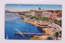 Saint Raphael France Beach Bains Boulevard Postcard LL 100 c1910s