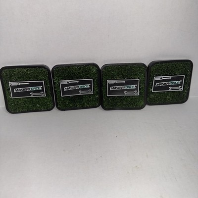 Masterforce Tools Set Of 4 Faux Grass Drink Coaster Wrench Screwdriver