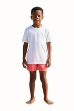 Southern Tide Boys Coral Swim Trunks Size XL 16 Elastic Waist Lined NEW