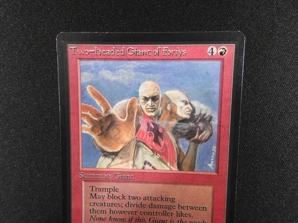Two-Headed Giant of Foriys LP/MP [Limited Edition Beta] Mtg Magic Free Tracking! - Image 3 of 4