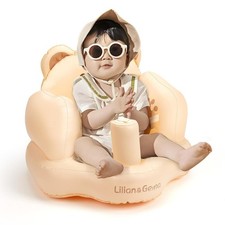 Inflatable Baby Seat for Babies 3 Months  Up, Blow Up Baby Chair Soft Support