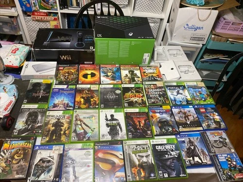 Video Game Console Box Manual Case Lot Only No Games Or Consoles Inside  - product listing photo