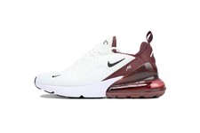 Air Max 270 Men's Low-Top Casual Shoes White/Wine Red