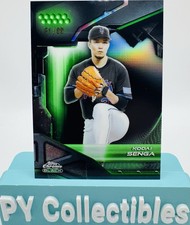 Topps 2026 Chrome Black Kodai Senga Green Refractor /99 New York Mets