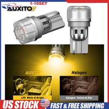 Auxito T10 W5w 2825 168 194 Led Licenseplate Light Bulb Amber Super Bright2-20x