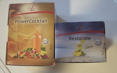 Ƹ̵̡Ӝ̵̨̄Ʒ FITLINE Monats Set Powercocktail & Restorate Citrus Ƹ̵̡Ӝ̵̨̄Ʒ