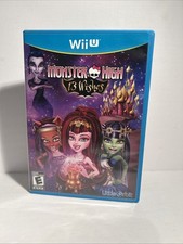 Monster High: 13 Wishes Nintendo Wii U CIB Complete W/ Manual Tested And Working