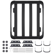 Roof Rack Cargo Carrier, 48 x 40 x 5.6 in, Universal Rooftop Cargo Basket, Car T