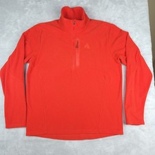 Eddie Bauer First Ascent Red Pullover Long Sleeve Size L Large