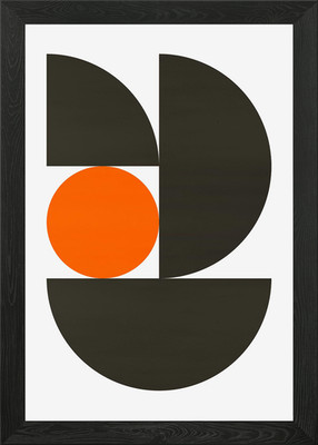 Simple Point B gerahmtes Wandbild Poster Leinwanddruck Bild
