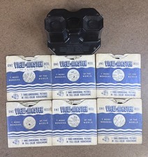 VTG Sawyer's View-Master Portland OR Viewer w/ 6 Reels Works Tarzan Wise Men