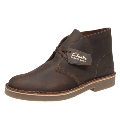 Clarks Desert Boot Evo - Poloshirt aus braunem Wildleder - Herren polnische Schuhe
