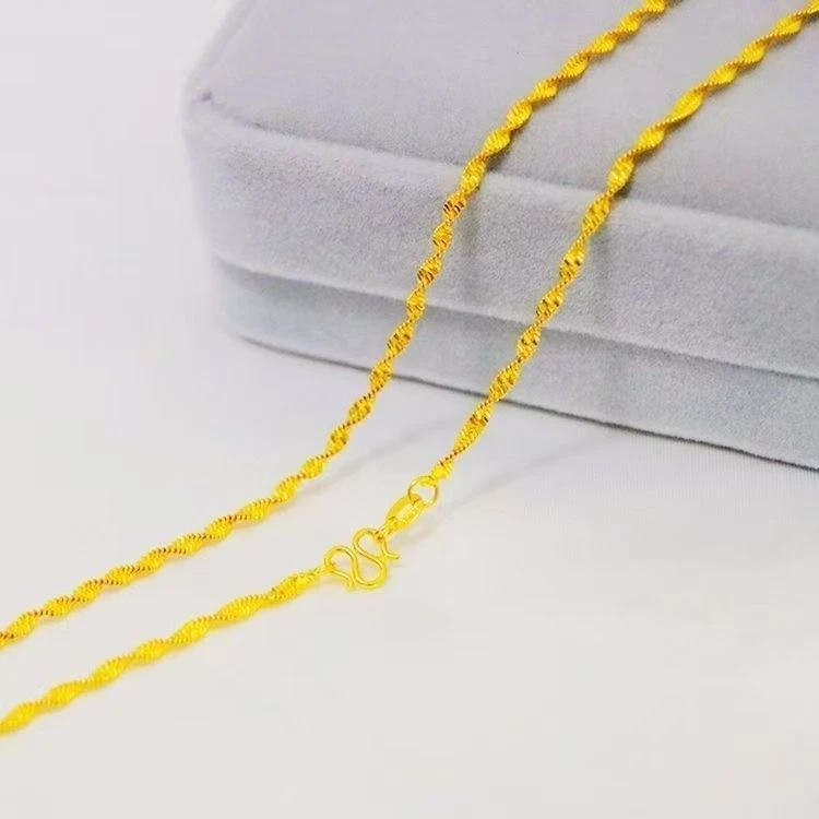 Delicate golden double C necklace, exquisite style necklace for gift to loved on - Image 2 of 4