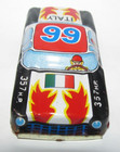 VERY NICE VINTAGE JAPAN TIN LITHO FRICTION #66 ITALY RALLY STOCK CAR TOY — photo 5