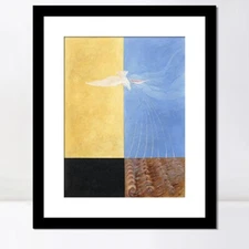 Framed Canvas Giclee Print Art Series#001 by Hilma Af Klint Wall Art Home Decor