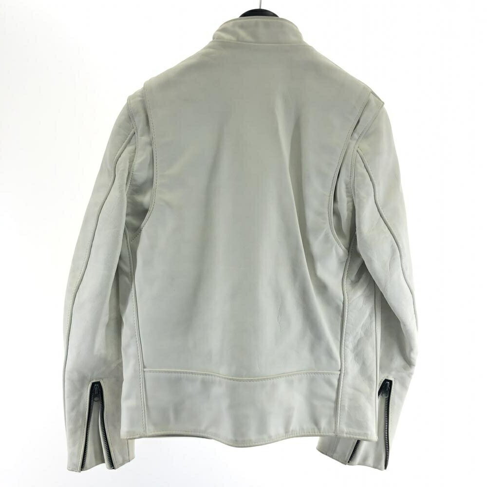 Schott 641 ホワイト size34 Schott 641XX Single Riders Jacket Size 34 White Genuine