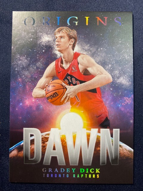 2023-24 Origins Dawn #9 Gradey Dick Rookie Raptors