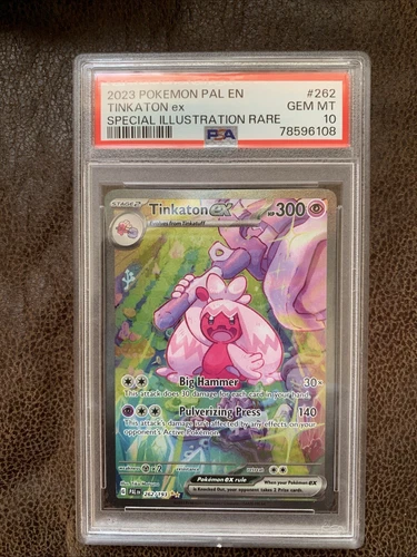 Tinkaton ex 262/193 Sv02: Paldea Evolved Holo Psa Gem MT 10