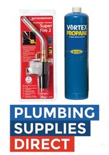 * Rothenberger - Superfire 2 Torch With Propane Gas Bottle - 3.5644 + PROPANE