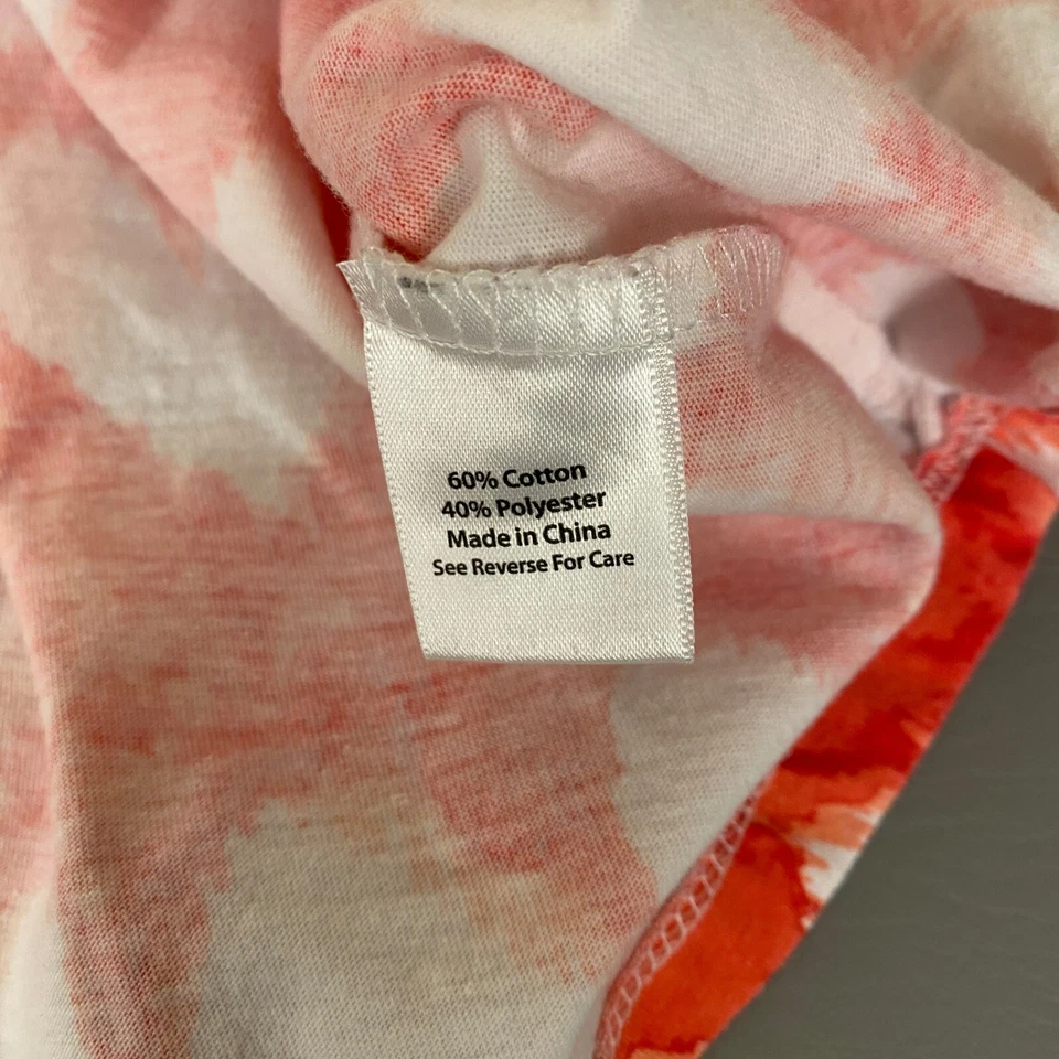 Camiseta sin mangas Coral Bay 2X Mujer Estampado Corazón Sin mangas Informal Verano Linda Foto 4 de 4