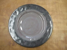Gibson Elite GREY CENTER BLACK SPECKLED Dinner Plate 11 1/8" 1 ea  2 available
