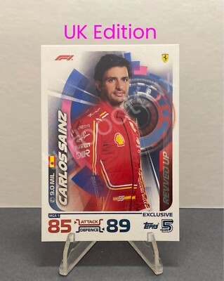 2024 Topps Turbo Attax F1 Mega Tin Exclusive Carlos Sainz Revved Up #MGA1 - UK