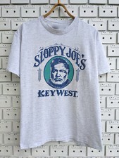 Vintage Sloppy Joe's Key West Cotton Sport grey Full Size Unisex Shirt