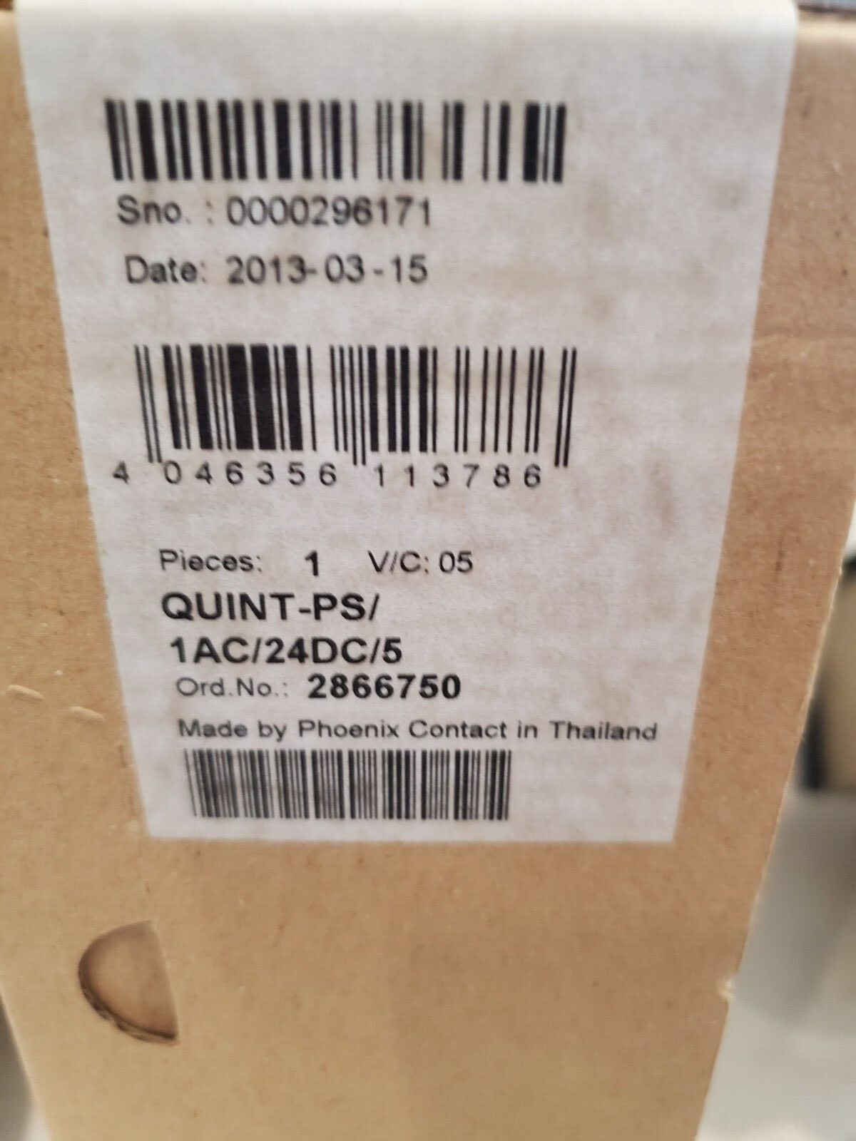 SEALED - Phoenix Contact Power Supply - Part 2866750 7037377797595