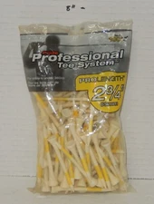 Pride Professional Tee System Bag of 100 Golf Tees 2 3/4"
