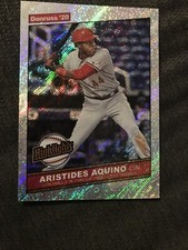 2020 Donruss Highlights Diamond #8 Aristides Aquino Cincinnati Reds