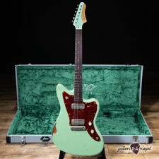 Fano Jm6 Alt De Facto P-90 Wraparound Bridge Guitar W/ Case – Surf Green