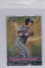 2018 BOWMAN'S BEST TREVOR LARNACH TWINS POWER PRODUCERS GOLD REFRACTOR RC #D50