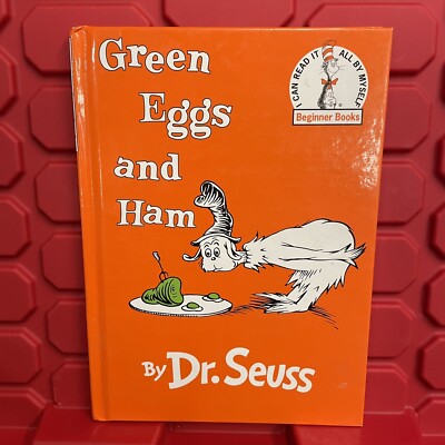 Green Eggs And Ham By Dr Seuss Hardcover Book Pre Owned Used Vintage 1988