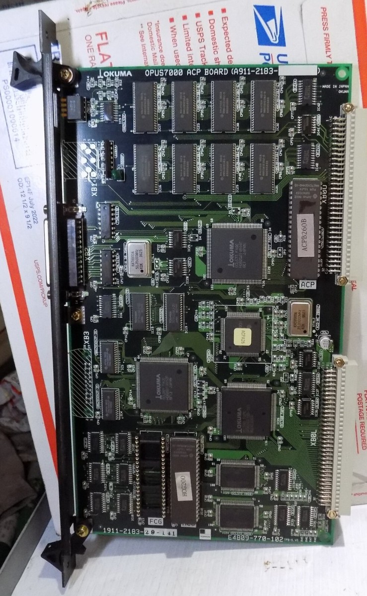 Clean OKUMA A911-2183 OPUS7000 ACP Board E4809-770-102 From OKUMA