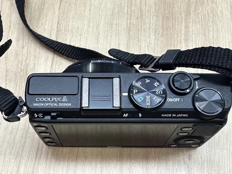 Nikon Coolpix A DX CMOS Image Sensor 16.2MP APS-C Digital Camera Black - Image 3 of 4