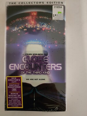 Close Encounters of the Third Kind - VHS Factory Sealed - Collector's Edition