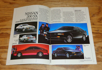 Original 1985 Nissan Car & Truck Full Line Sales Brochure 300ZX
