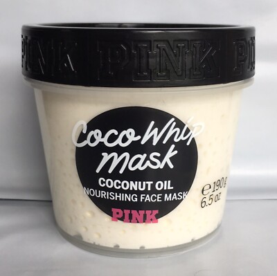 NEW Victoria's Secret Pink Coco Whip Coconut Oil Nourishing Face Mask 6.5 Oz