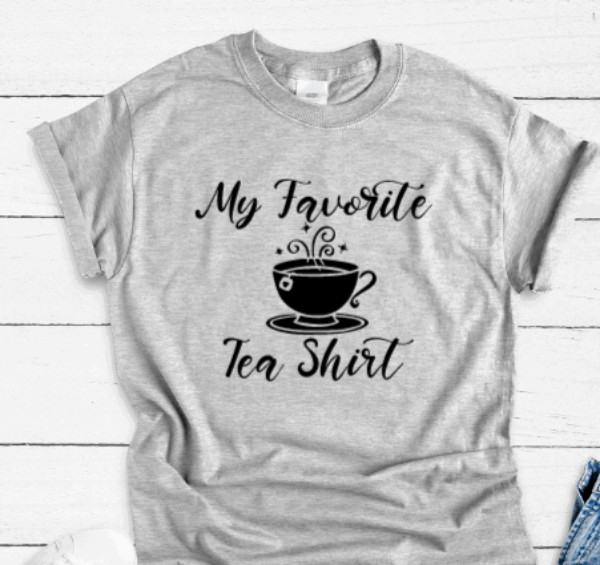 Shirt, Gray Unisex Short Sleeve T-shirt