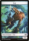FOIL Cat Token/ Copy Token NM Double Masters MTG Magic the Gathering Eng Card