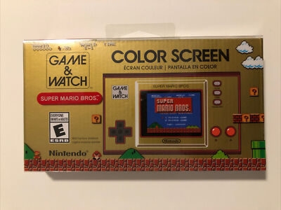 Nintendo Game and Watch Super Mario Bros Color Screen Handheld 35th NEW ...