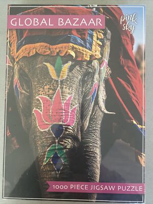 Puzzle Jigsaw Lotus Elephant Jigsaw Puzzle Pink Sky Global Bazar 1000pcs pazzle